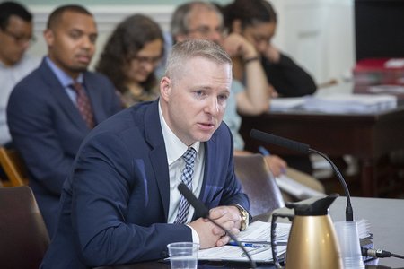 Jeff Roth, during a City Council hearing last week on his appointment to become chair of the Taxi and Limousine Commission.