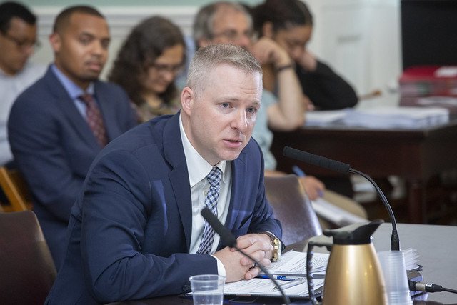 Jeff Roth, during a City Council hearing last week on his appointment to become chair of the Taxi and Limousine Commission.