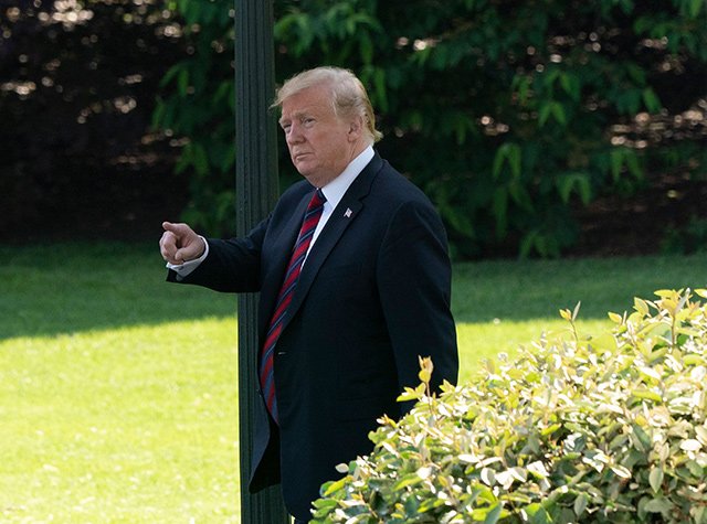 President Donald Trump on May 16, 2019