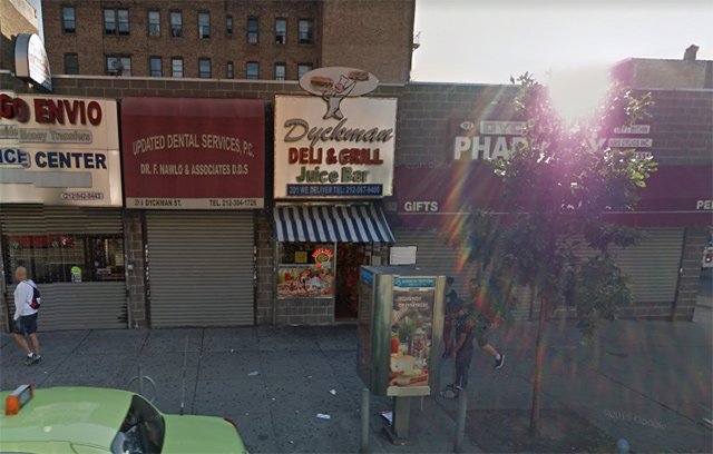 A 2014 Google Street View capture of Dyckman Street