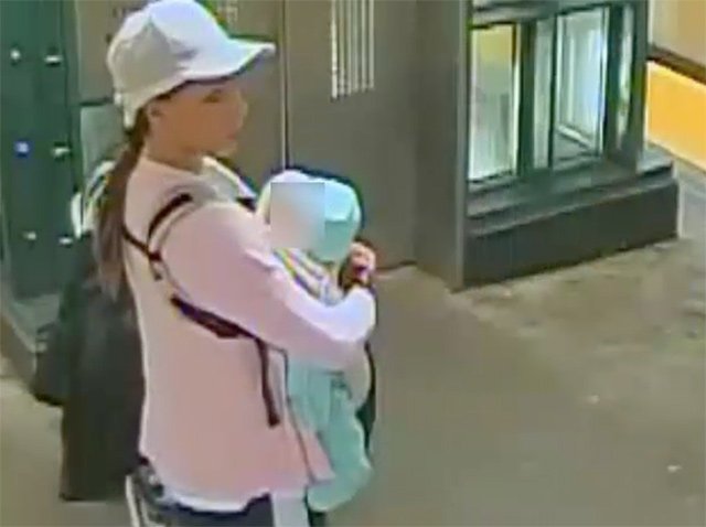 Screenshot of suspect in subway assault