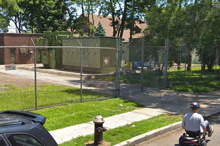 The substation on South Railroad Avenue