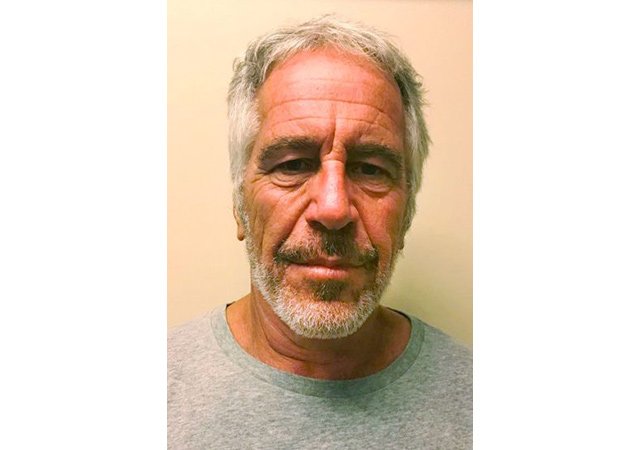 A photograph of Jeffrey Epstein from the New York Sex Offender Registry
