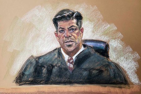 Judge Samuel Factor presides in New York's immigration court and chooses to fill in the blanks for immigrants who don't understand their right to counsel, now conveyed by video.