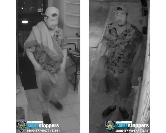 The burglary suspect