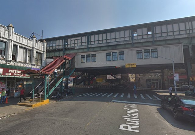 The Sutter Avenue-Rutland Road subway station