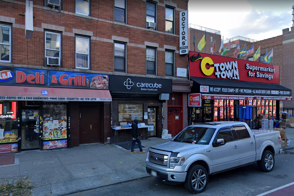 CareCube clinic on Nostrand Avenue in Brooklyn’s Little Caribbean neighborhood.