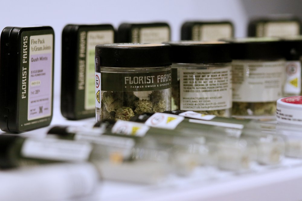 Cannabis products are displayed at Housing Works Cannabis Co on Dec. 29, 2022 in New York City.