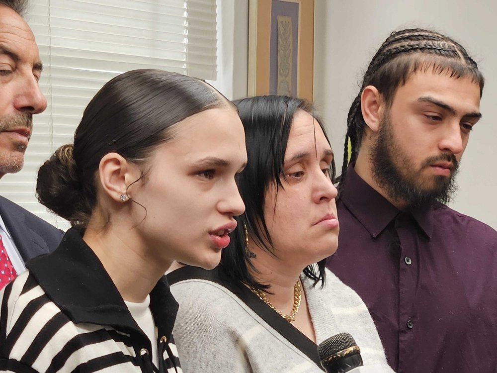 Family members of 20-year-old Ariel Quidone say he was healthy when he was arrested on robbery charges on March 6.