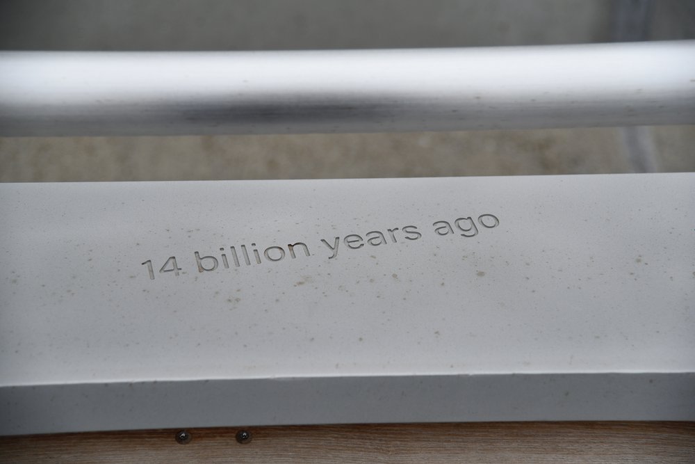 21_Kensinger_Newtown_Creek_Nature_Walk)DSC_2220.jpg Like the entire artwork, the text in the vessels takes visitors back in time 14 billion years to the beginning of the universe. May 7th, 2021