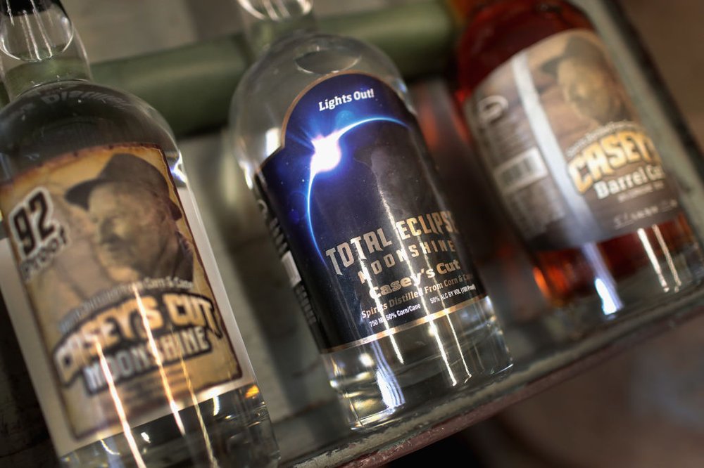 24585d584gettyimages-832823552-jpg.jpeg A distillery in Kentucky has created "Total Eclipse" moonshine<br>