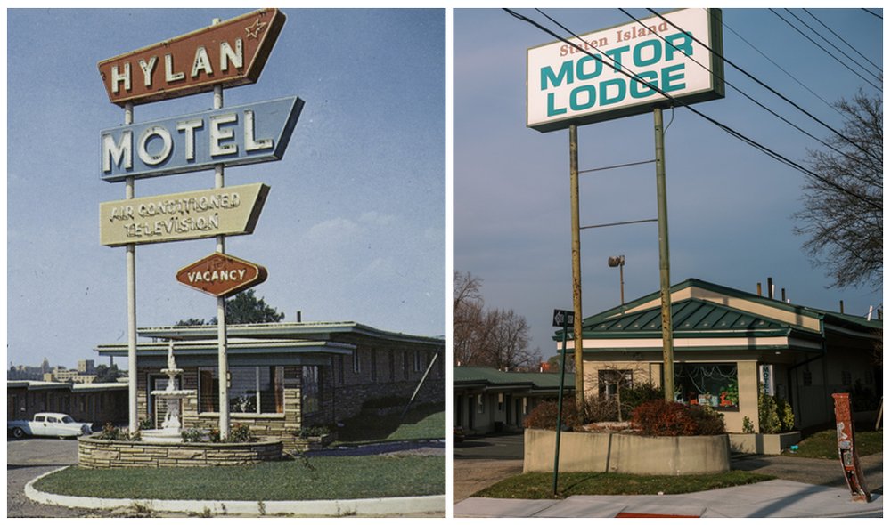 Staten Island motel, then and now