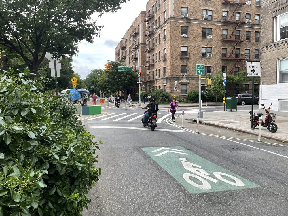 Jackson Heights, Queens, neighbors turned out in large numbers for a recent town hall meeting on e-bikes. Many neighbors said they feel unsafe using the 26-block open street on 34th Avenue because of traffic from e-bikes, mopeds and other motorized, two-wheeled vehicles.
