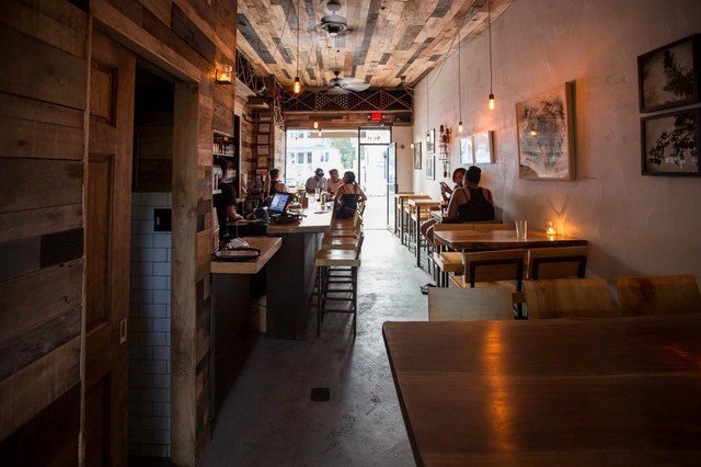 2sayras14.jpg SAYRA'SThis place opened last summer, becoming the area's first wine bar. Offering a selection of wines, beers, and cocktails, they also have a menu featuring everything from turkey burgers to summer squash parm. And if it's too nice out to enjoy their cozy, wooden interior... they've also got a sweet outdoor area (or as they're calling it now: Bier Garden), where they even screen movies. (Jen Carlson)91-11 Rockaway Beach Blvd // Yelp // Twitter