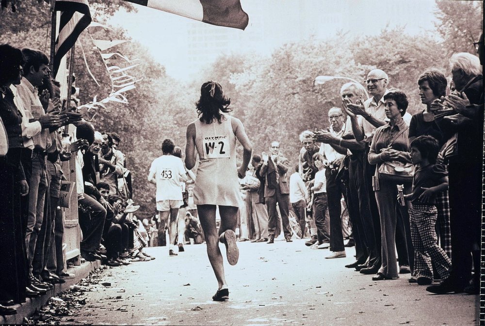 Kathrine Switzer was the women's winner of the 1974 marathon. (Ruth Orkin/<a href="http://www.orkinphoto.com/">Ruth Orkin Photo Archive</a>)