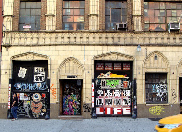 The Ludlow House's location seen in 2014, long before it became a home to creatives on the Lower East Side