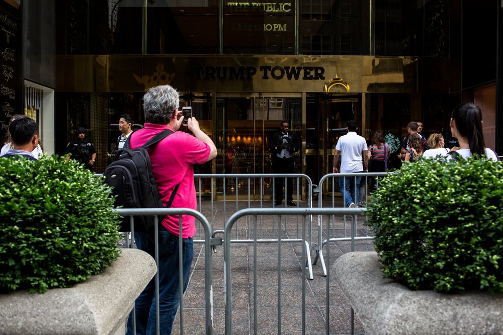 39abb4266081117trumptowerbarricades-6-jpg.jpeg Trump Tower from the streeton Friday, August 11, 2017<br>