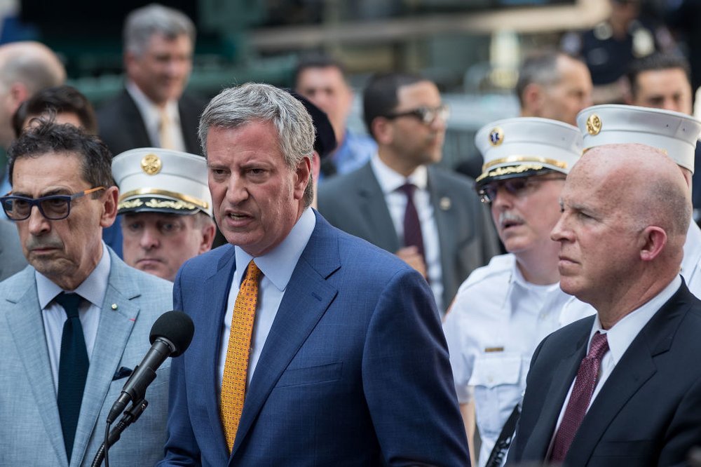 3cb65b69dgettyimages-684556172-jpg.jpeg Fire Commissioner Nigro, Mayor de Blasio and Police Commissioner O'Neill (Getty Images)