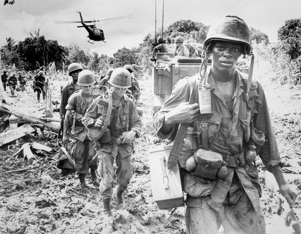3e9c4ff4f6-soldiers-on-search-and-destroy-patrol-1966-jpg.jpeg Men of the 173rd Airborne Brigade on a search and destroy patrol after receiving supplies, 1966. National Archives at College Park, MD<br/>