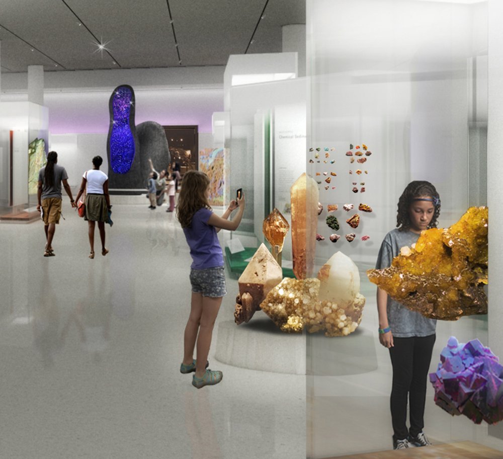 413bdde974-mineral-formation-zones-rendering-jpg.jpeg This conceptual rendering shows a view from the north side of the new Allison and Roberto Mignone Halls of Gems and Minerals. (Courtesy of Ralph Appelbaum Associates)