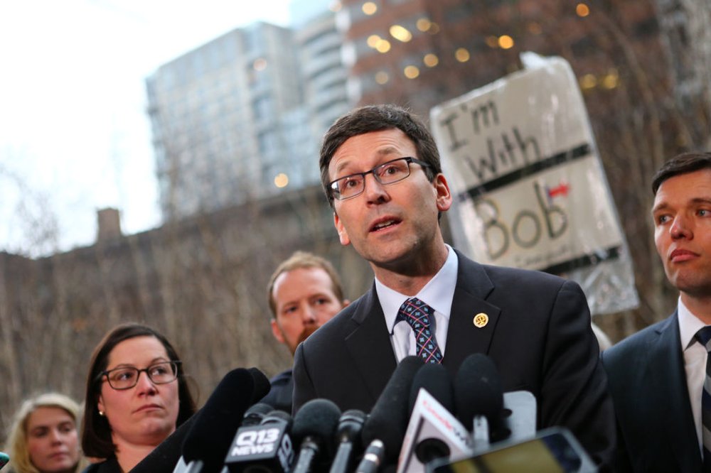 42080cc07gettyimages-633731602-jpg.jpeg Washington state Attorney General Bob Ferguson speaks at a press conference outside U.S. District Court, February 3, 2017 <br>