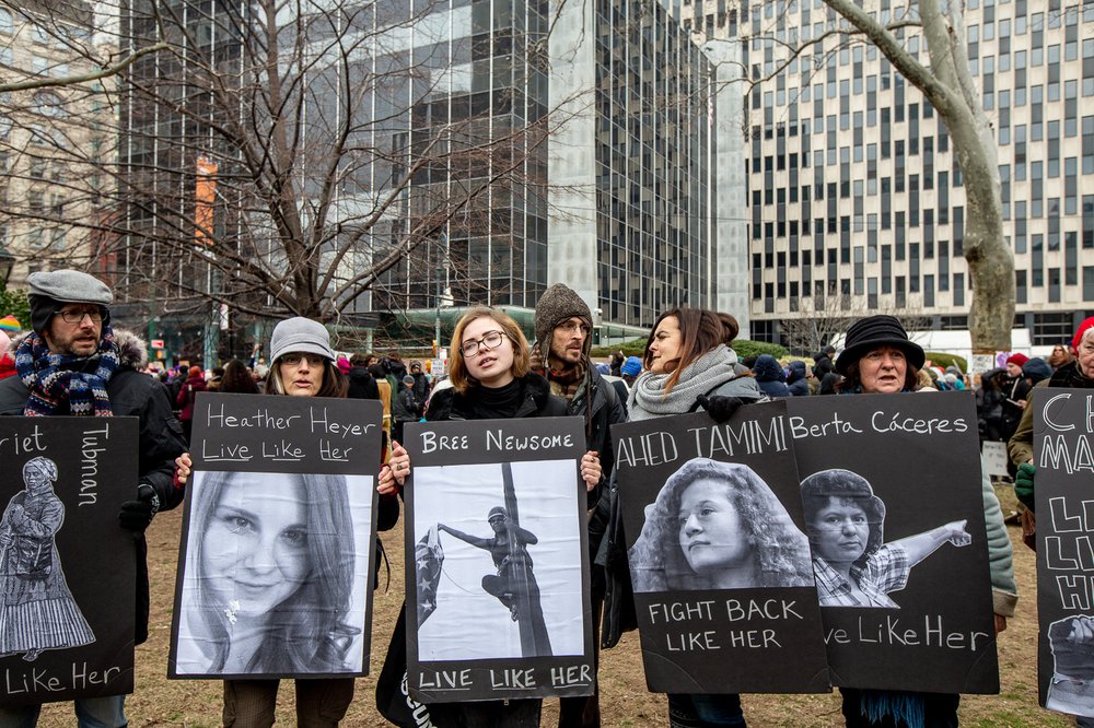 At Foley Square (<a href="https://www.gretchenrobinette.com/">Gretchen Robinette</a> / Gothamist)
