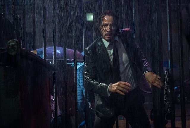 Keanu Reeves as the hitman John Wick.