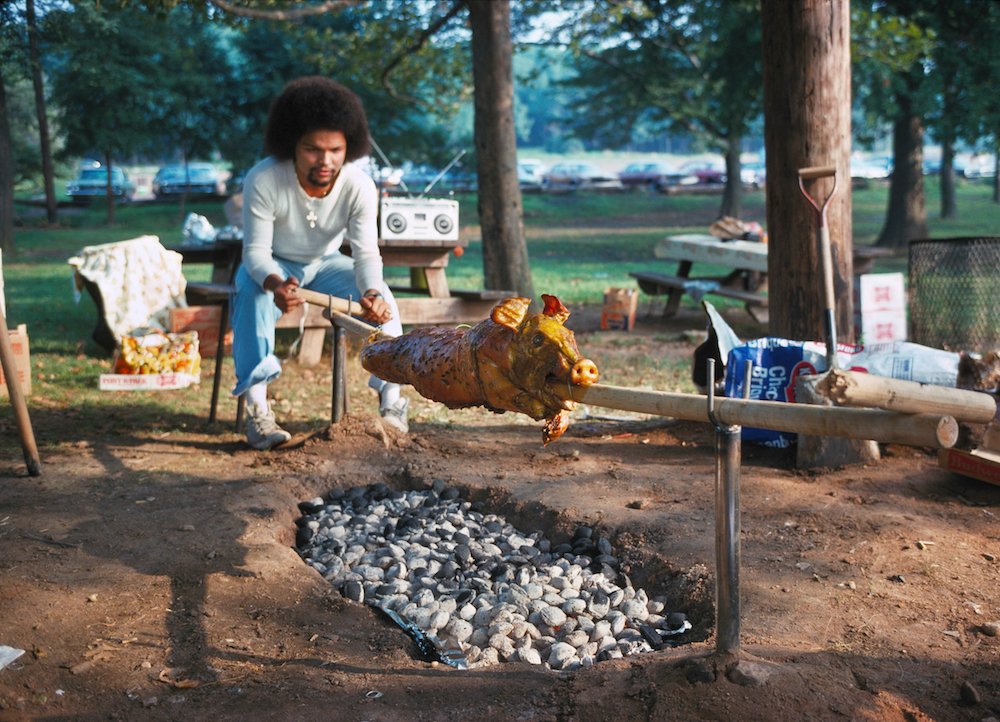52de900821-pig-roast-finalsmall_nyc-parks-jpg.jpeg Neal Boenzi, Pig Roast, Prospect Park?, Brooklyn, 1978