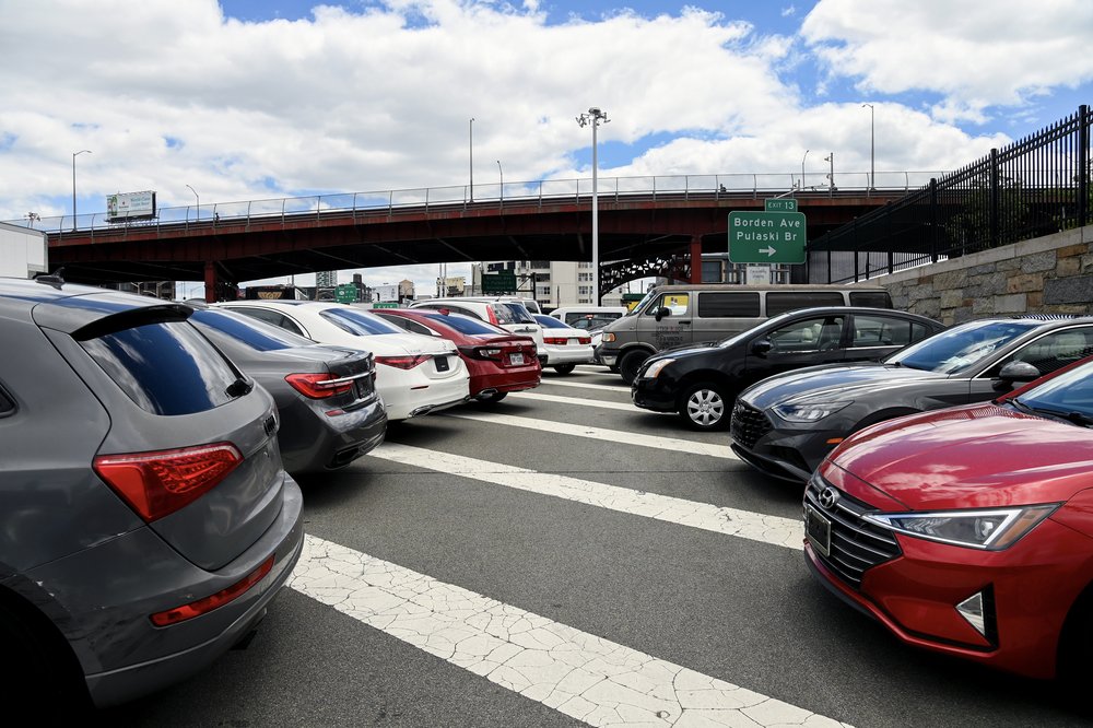 An interagency vehicle enforcement operation at the Queens-Midtown Tunnel on Monday, Jun 24, 2024.