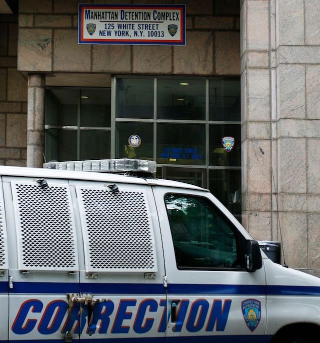 The Manhattan Detention Complex, located in downtown Manhattan.