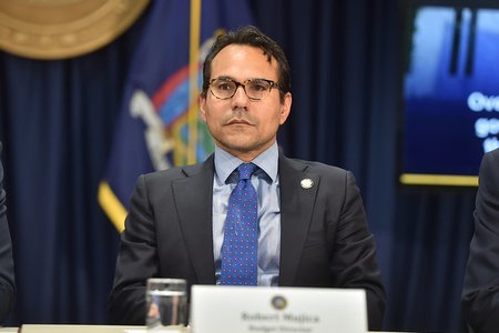 Robert Mujica, Governor Cuomo's budget director, and also his new appointee on the MTA Board