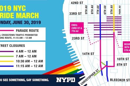 Street closures happening on Sunday, June 30th.