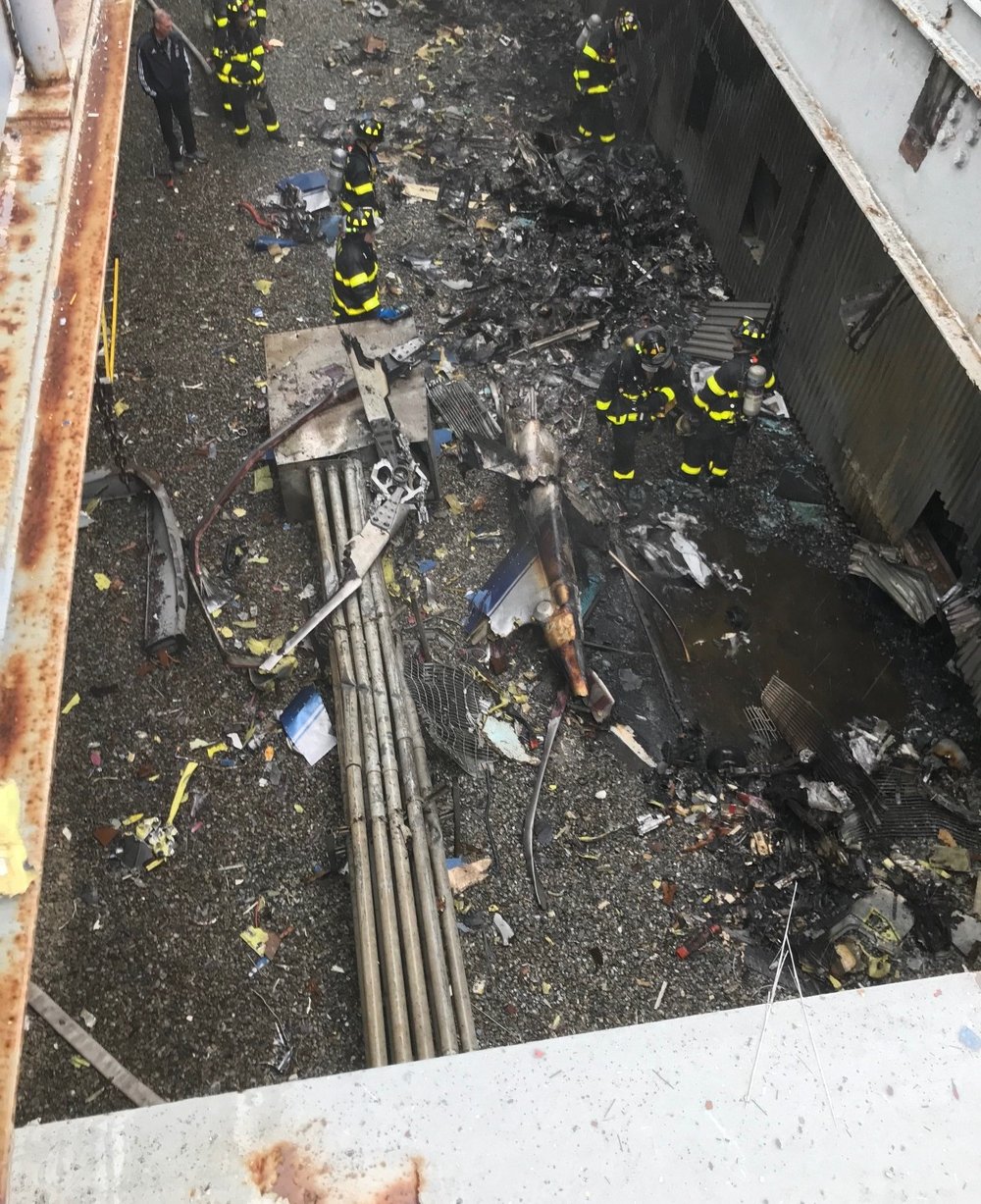 From the roof of 787 7th Avenue (FDNY)