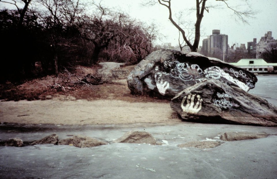 The point at The Lake, 1980s. (Courtesy of the Central Park Conservancy)