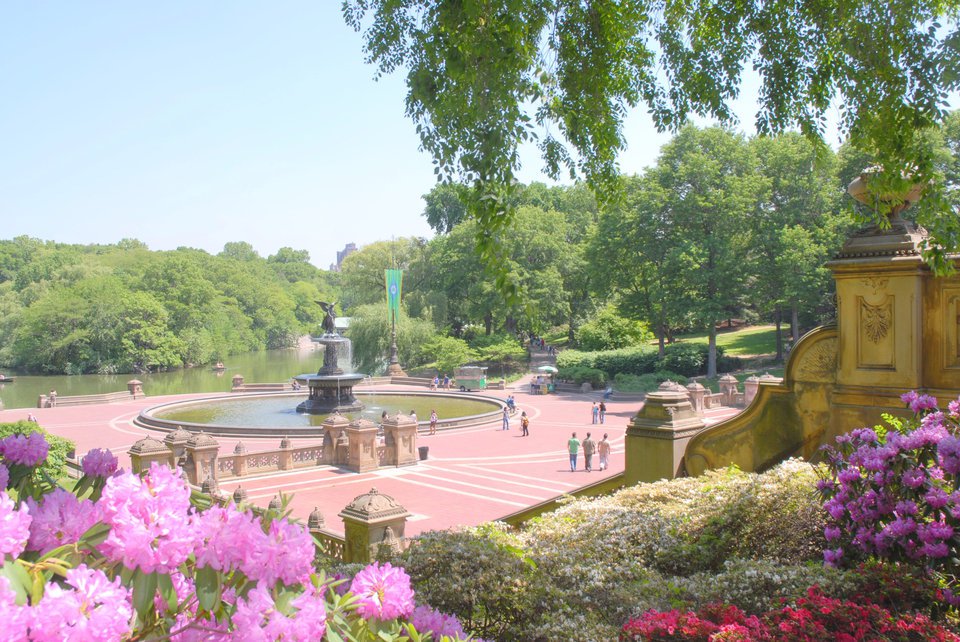 Bethesda Fountain, present day. (Courtesy of the Central Park Conservancy)