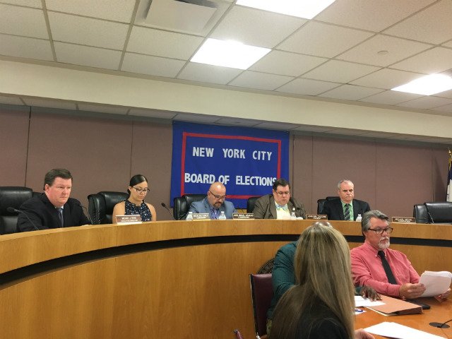 The BOE meeting in Lower Manhattan on Monday to certify the primary results lasted less than ten minutes