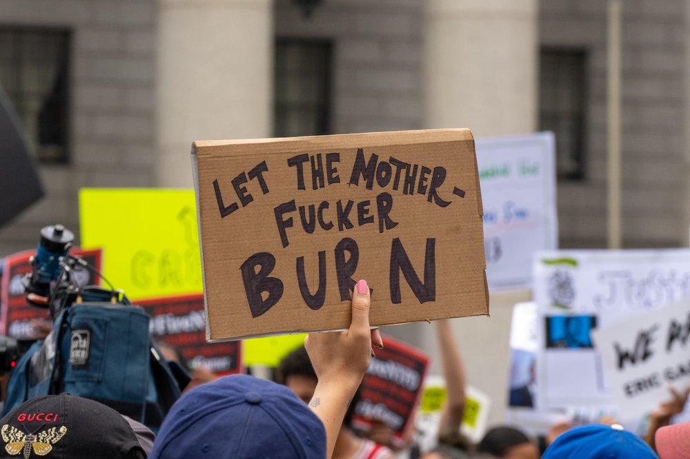Protesters march on the fifth anniversary of Eric Garner's death<br>