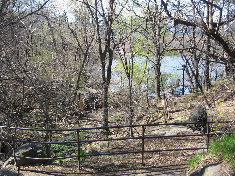 The Lake (the cave), 1980s. (Courtesy of the Central Park Conservancy)