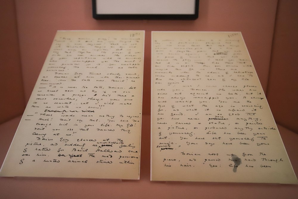 7583932cfoscar-wilde-s-manuscript-for-the-picture-of-dorian-gray-jpg.jpeg Oscar Wilde's manuscript for The Picture of Dorian Gray<br/>
