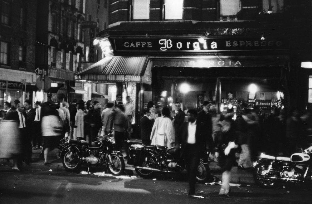 797e3767aoutside-the-caffe-borgia-at-macdougal-and-bleecker-sts-1966-jpeg.jpeg Outside the Caffe Borgia at MacDougal and Bleecker streets in 1966