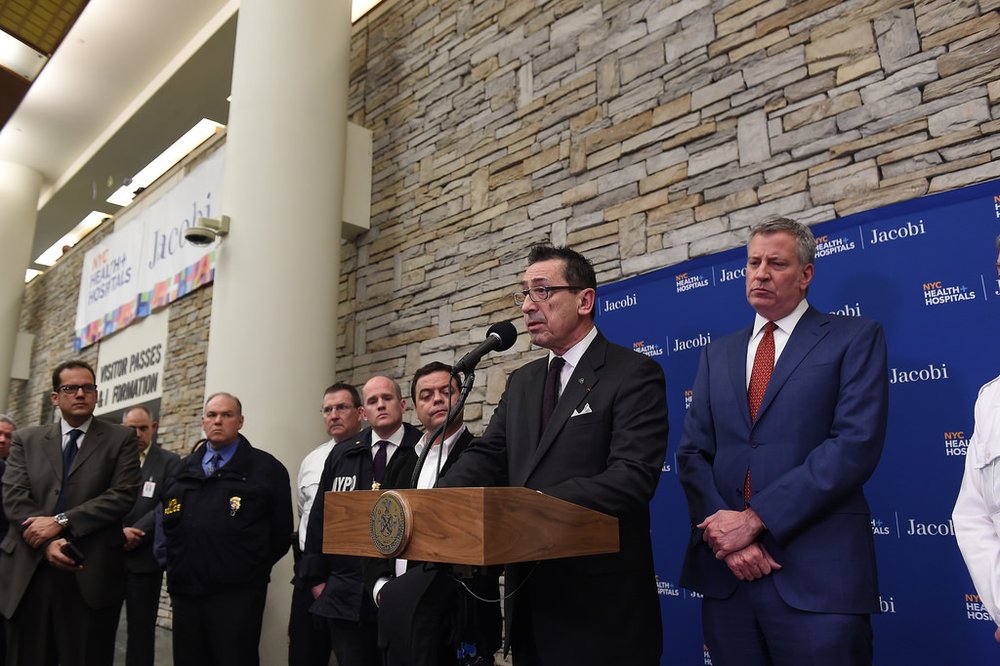 7a75d3e5332670717413_4efe8edc20_b-jpg.jpeg FDNY Commissioner Daniel Nigro, with Mayor Bill de Blasio, at Jacobi Medical Center (NYC Mayor's Office)