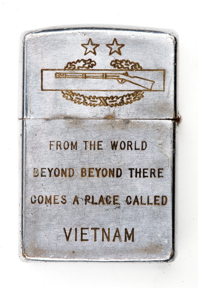 7f408f0297-zippo-lighter-jpg.jpeg Zippo lighter, 1970. New-York Historical Society, Gift of John Monsky. 2015.45.268<br/>
