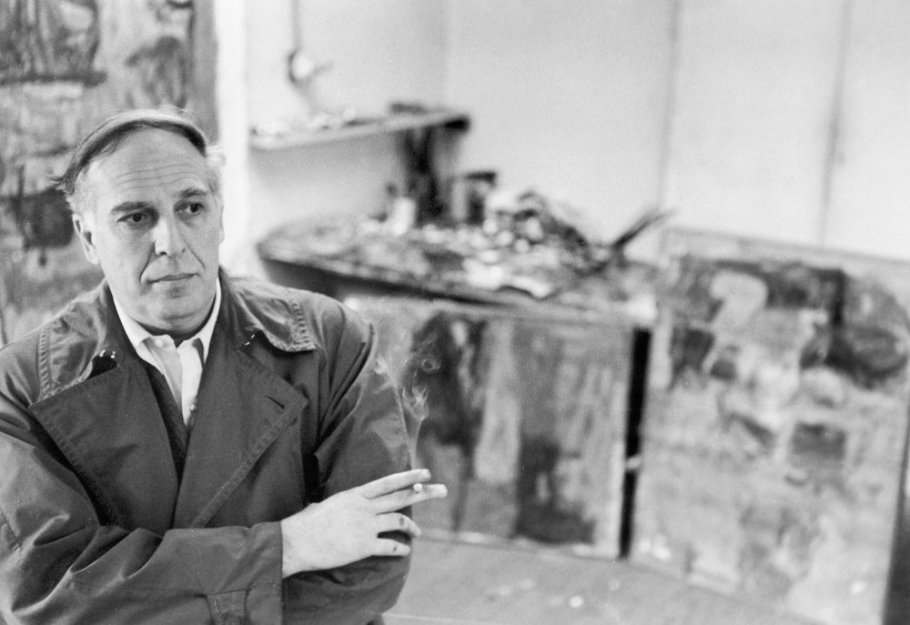 7ff076ed3fredwmcdarrah_p086b-jpg.jpeg Painter Philip Guston in his studio on East Eighth Street, April 14, 1961<br/>