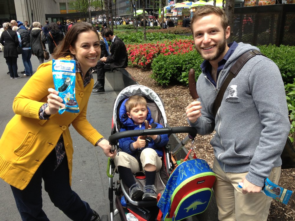 80aa7ecd7.jpeg Mark Koenig, Meggin Stailey and Oliver (Ben Yakas/Gothamist)