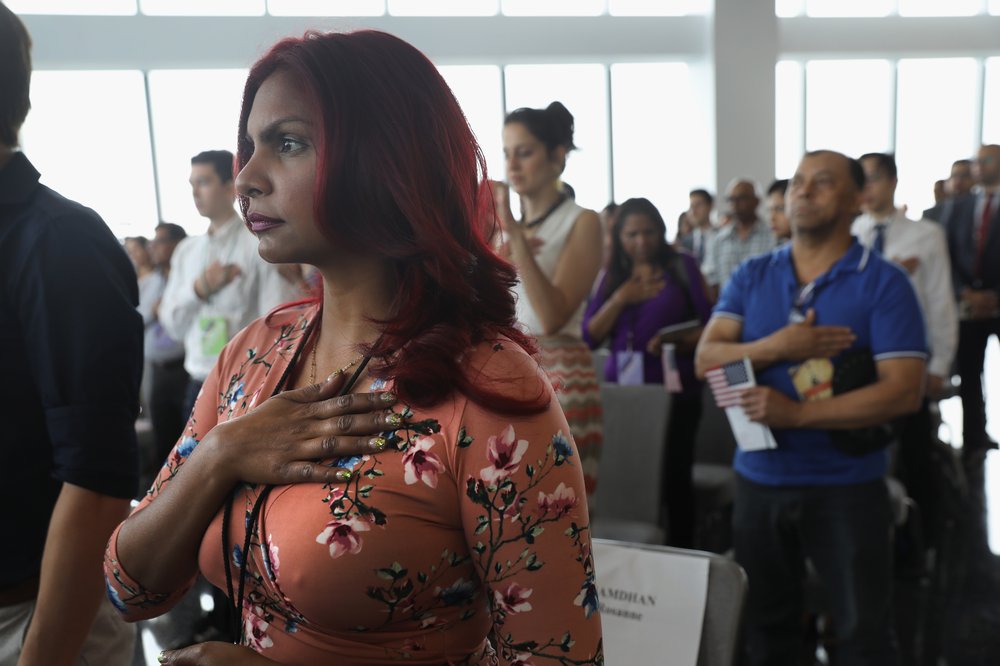 859b39acegettyimages-831851944-jpg.jpeg mmigrants listen to the National Anthem at a naturalization ceremony held in the observatory of the One World Trade Center <br>
