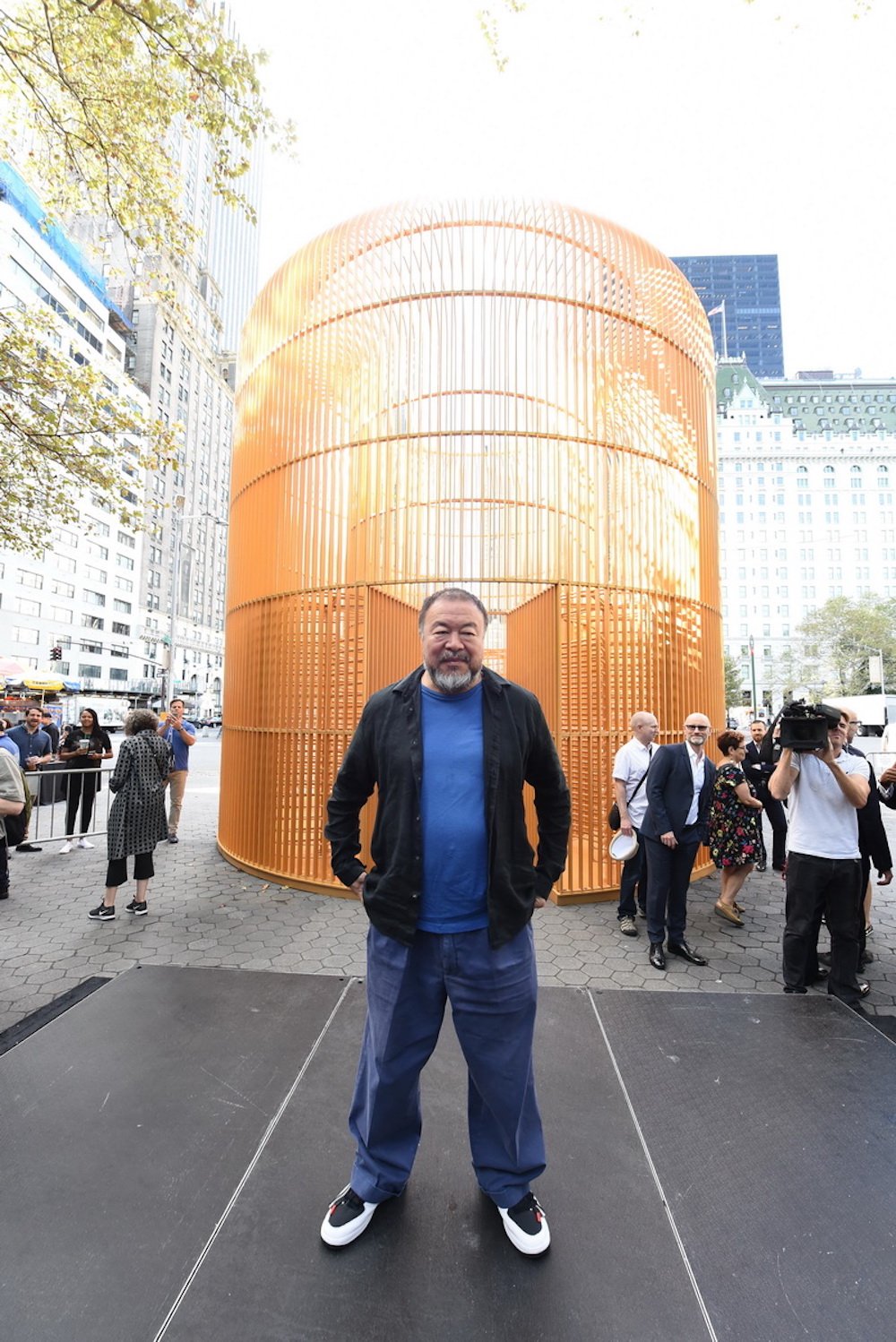 85a80c79939dsc_9102-ai-weiwei-opening-10-10-17-mp_resize-jpg.jpeg Ai Weiwei, Good Fences Make Good Neighbors, 2017, Doris C. Freedman Plaza, Central Park, Project by the Public Art Fund, NYC Parks<br/>
