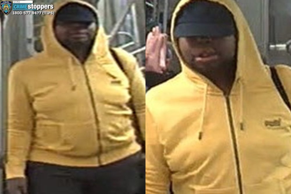 Police say they believe this woman robbed an unresponsive man on the R train late Tuesday night.