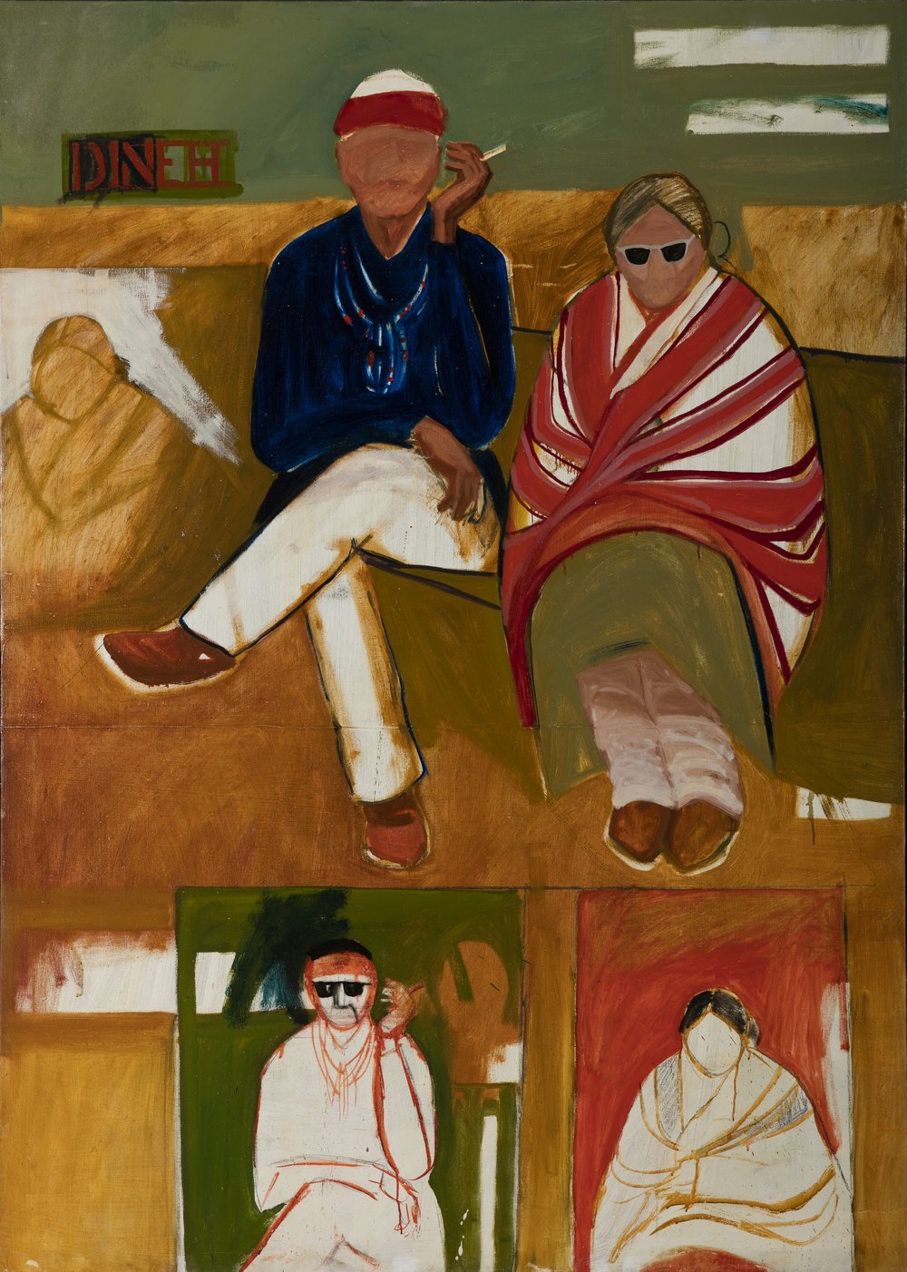 T.C. Cannon's Mama And Pape Have the Going Home Shiprock Blues. (Addison Doty)