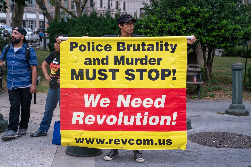 Protesters march on the fifth anniversary of Eric Garner's death<br>