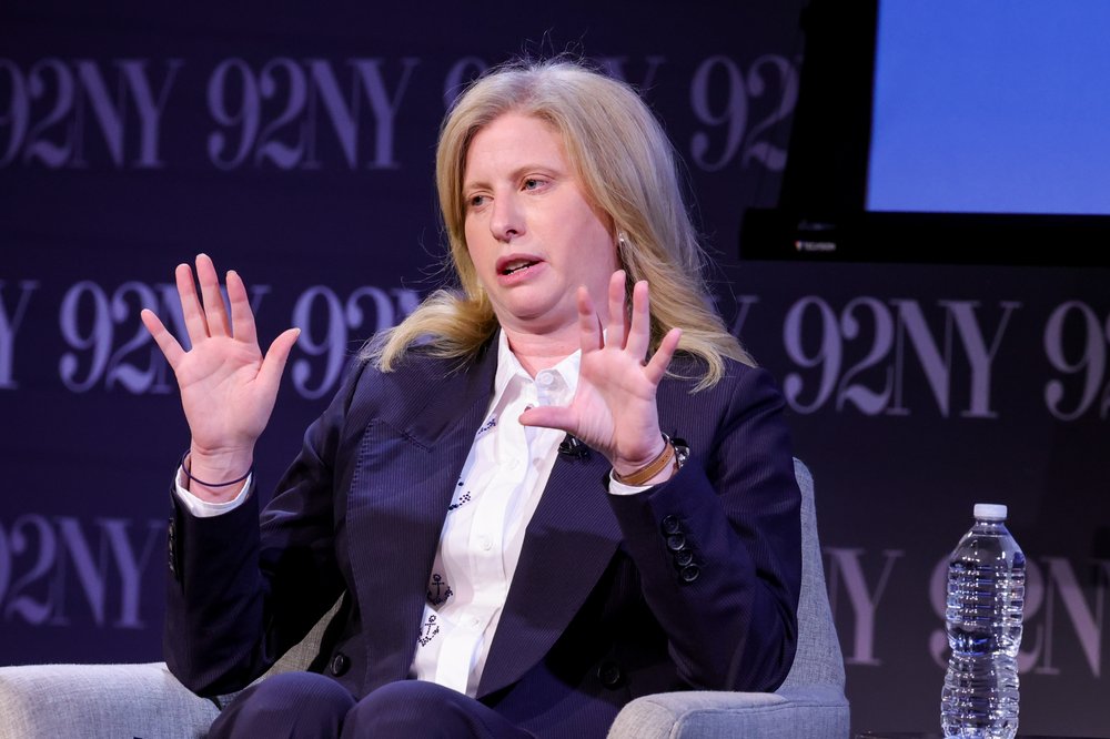 NYPD Commissioner Jessica Tisch speaks at Wednesday's Newmark Civic Life Series with 92NY CEO Seth Pinsky.